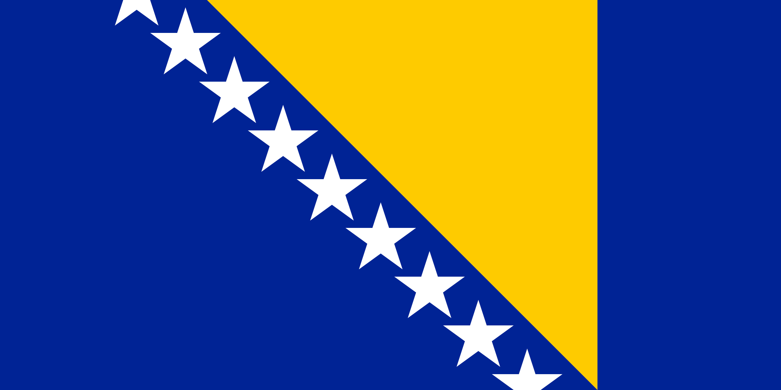 Флаг Боснии и Герцеговине