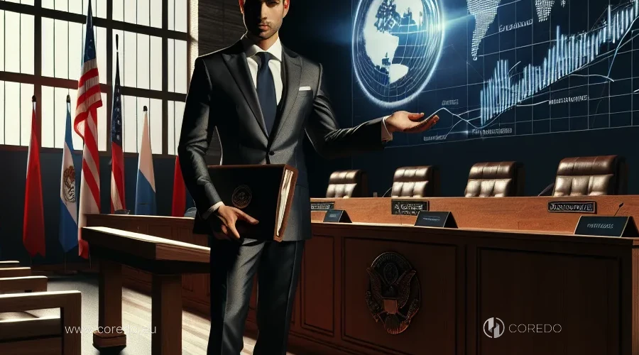 Illustration for the section "International Court Decisions, Compliance, and AML: How Not to Lose Assets" in the article "How to Protect Company Assets with International Legal Tools"