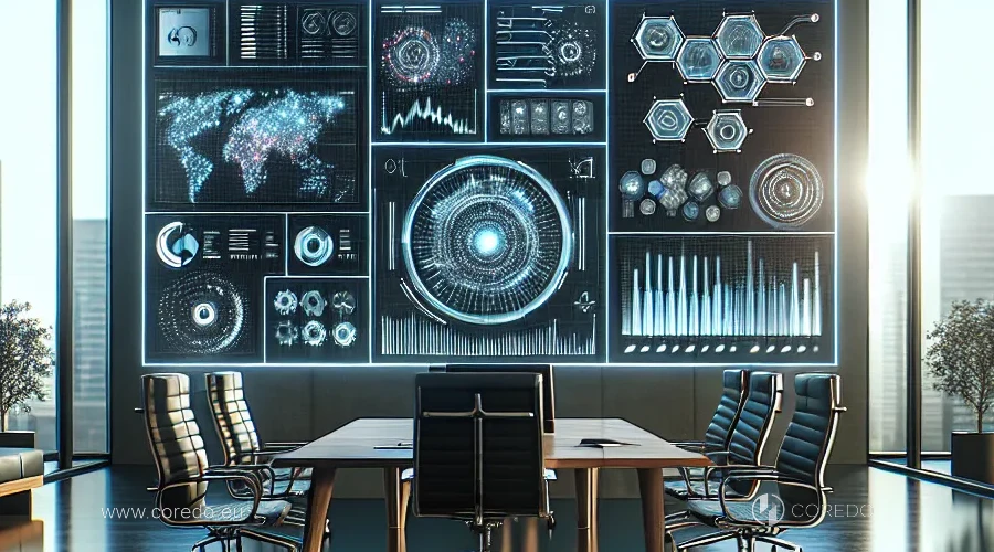 Ilustrace k sekci "IT a automatizace v AML 2025" v článku "Proti praní špinavých peněz – aktuálnost a trendy AML v roce 2025"