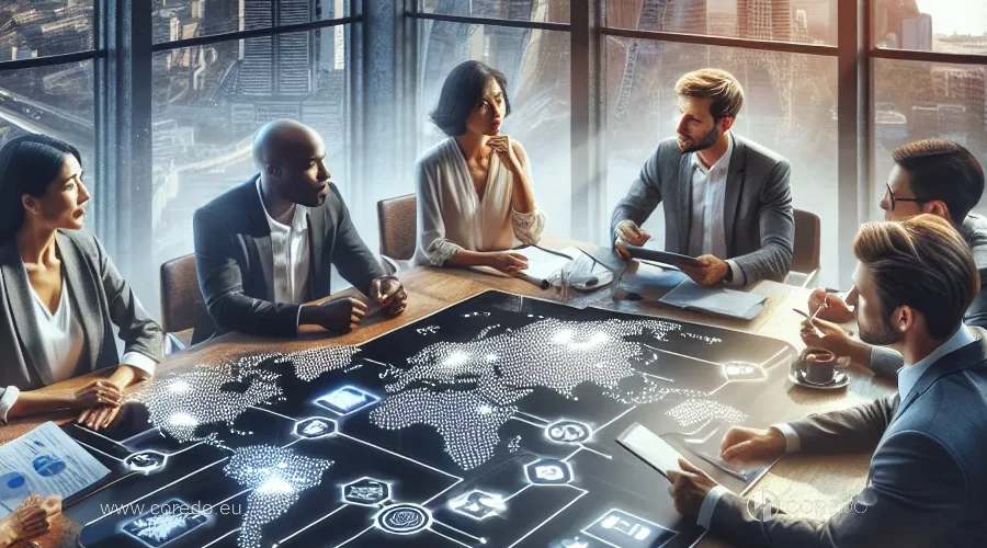 Illustration for the section "Licensing and Scaling Crypto Business in the EU" in the article "Crypto License in Poland - How MiCA Changed the Rules"