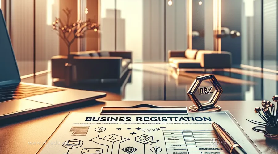 Illustration for the section "Business Registration in the UAE: Challenges" in the article "Challenges and Advantages of Opening a Company in the UAE"
