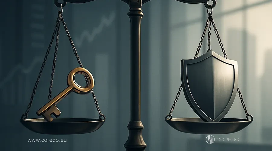 Illustration for the section «Escrow or W&I: which to choose?» in the article «Escrow and W-I insurance in M-A comparison of risks and approaches»