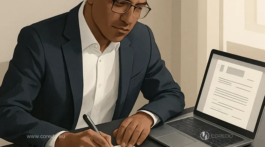 Illustration for the section 'How to prepare and submit an application as an entrepreneur' in the article 'VARA license in Dubai 2025: procedure for obtaining'
