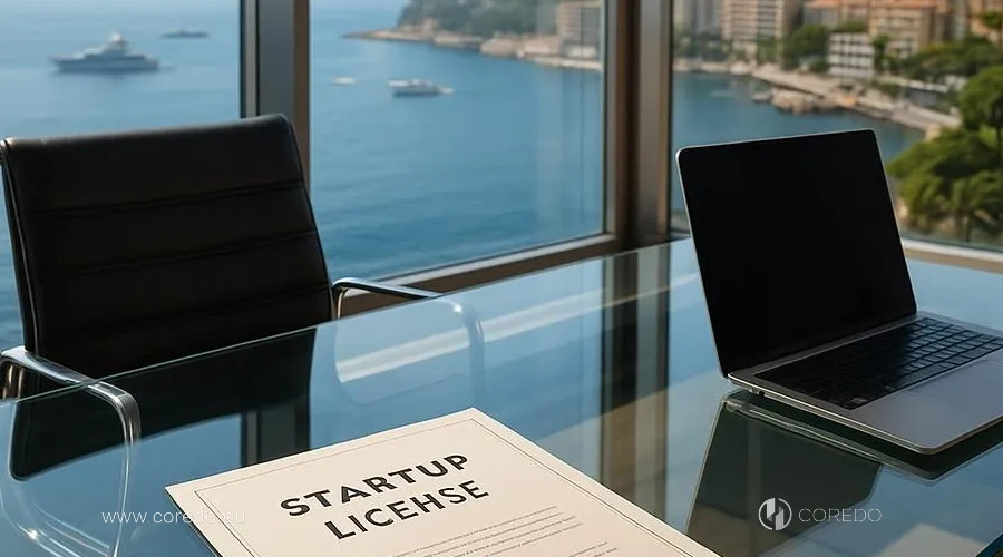 Illustration for the section 'License for a Startup in Monaco' in the article 'Company in Monaco – why open and what are the features'