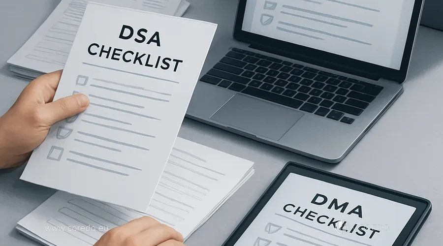 Иллюстрация к разделу «Шаги для соблюдения DSA и DMA» у статті «Требования DSA и DMA что нужно знать для соблюдения регламентов»