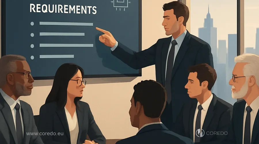 Иллюстрация к разделу «Требования EU AI Act для иностранных компаний» у статті «EU AI Act что важно знать международным компаниям»