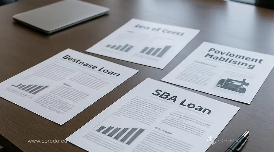 Illustration for the section «Types of business loans for companies» in the article «Lending options for legal entities: what to choose»