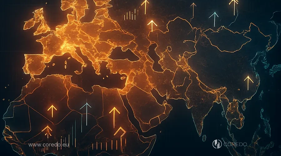 Illustration for the section «Investment trends 2025 in Europe, Asia, and Africa» in the article «Growth of private markets and their impact on investment strategies»