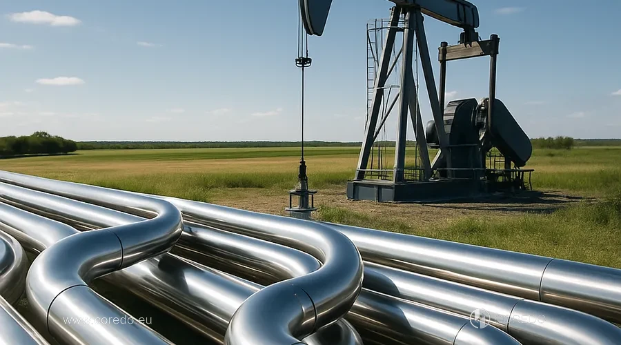Illustration for the section 'AI company development strategies: Oil Wells and Pipelines' in the article 'Oil Wells vs Pipelines in the development of companies with artificial intelligence'