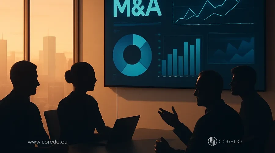 Illustration for the section «Technology in M&amp;A for private equity» in the article «How private equity funds use M A to increase returns»