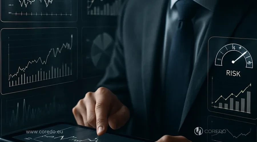 Illustration for the section 'Risk management and resilience in finance' in the article 'Winning in financial services starts with compliance confidence'
