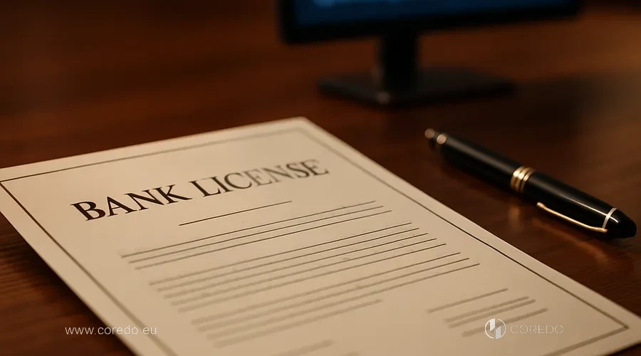 Illustration for the section «Banking license in the EU: key features» in the article «Banking license vs financial license in the EU»