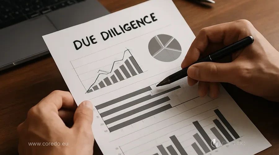 Иллюстрация к разделу «Due Diligence при регистрации компании в ЕС и Азии» у статті «Что такое Due Diligence и зачем он нужен финтеху»