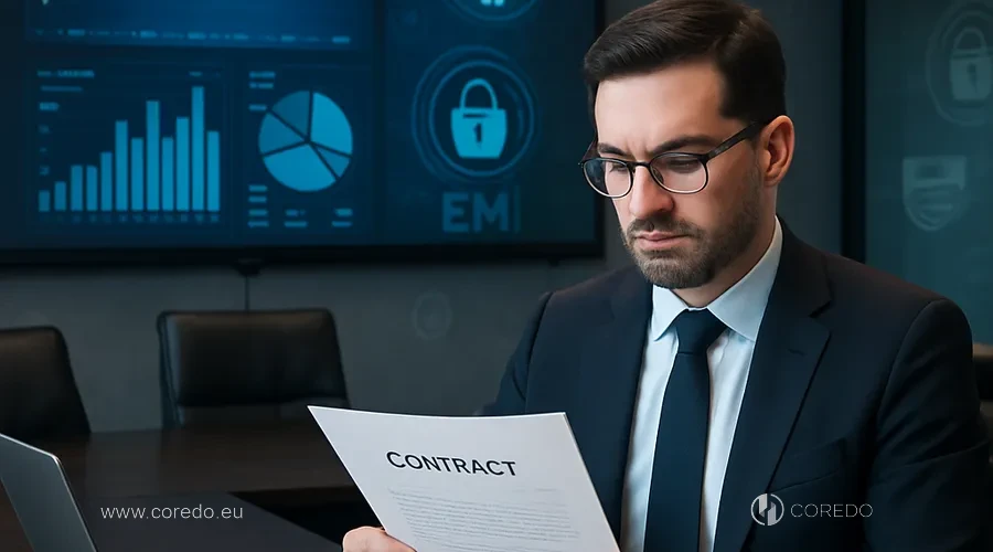 Ilustrace k sekci „Právní podpora EMI‑společnosti v České republice“ v článku „Jak otevřít EMI‑společnost v České republice“