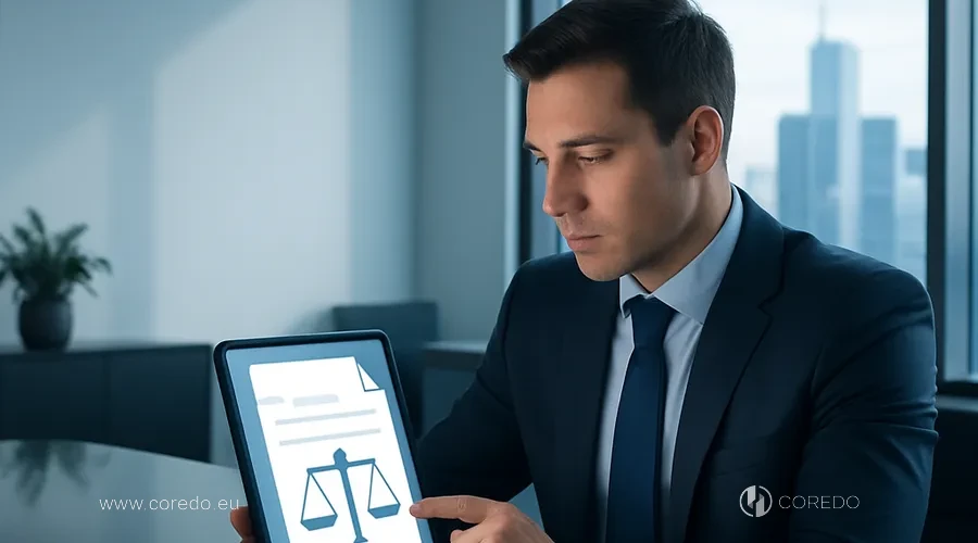 Иллюстрация к разделу «Юридическое сопровождение и AML/KYC при регистрации компании» у статті «Открытие компании в Эстонии удалённо- шаги и стоимость»