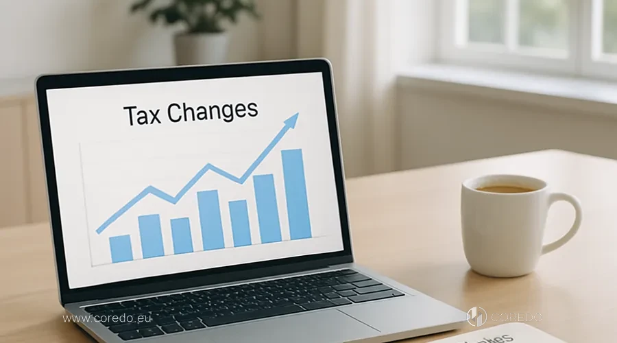 Illustration for the section «Changes in Czech Tax Legislation 2025» in the article «Investment Companies of the Czech Republic - taxation and benefits for investors»