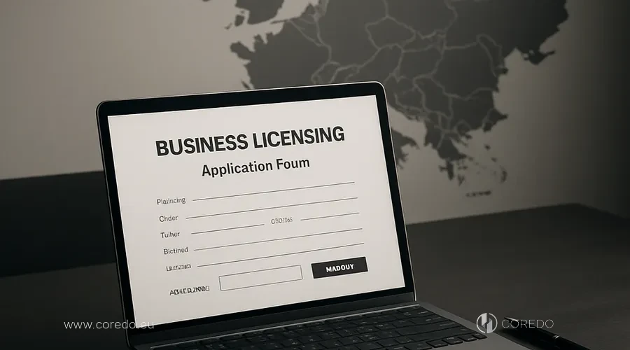 Illustration for the section 'How to obtain a license in the EU?' in the article 'Banking license vs financial license in the EU'
