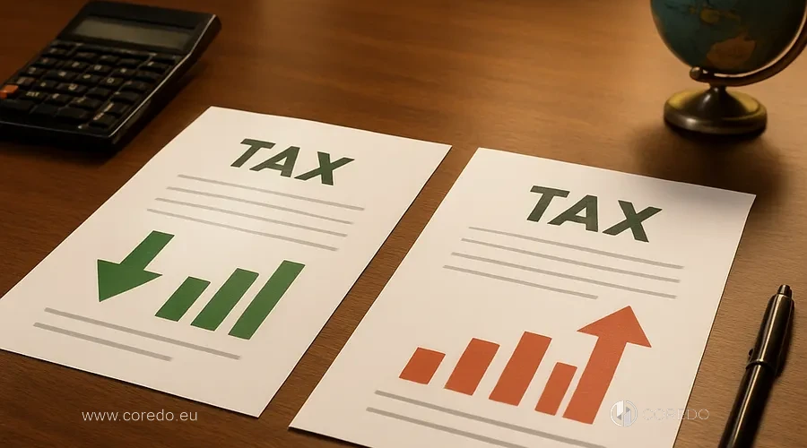 Illustration for the section «Key differences in taxation» in the article «Offshore vs onshore- choosing a jurisdiction»