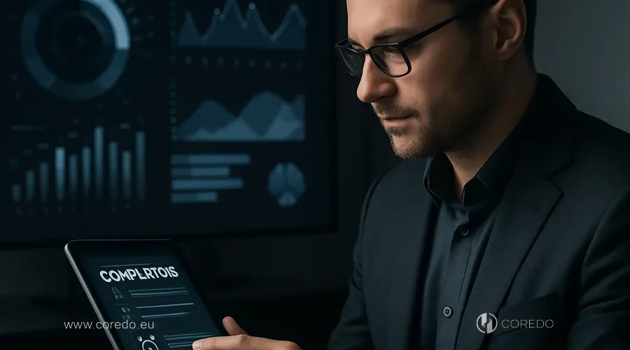 Иллюстрация к разделу «Комплаенс, AML и KYC процедуры для инвестплатформ» у статті «Лицензирование инвестиционных платформ- как выбрать подходящий формат и избежать ошибок»