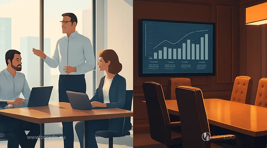 Illustration for the section 'Main forms of companies in Austria: GmbH and AG' in the article 'Company registration in Austria - legal steps'