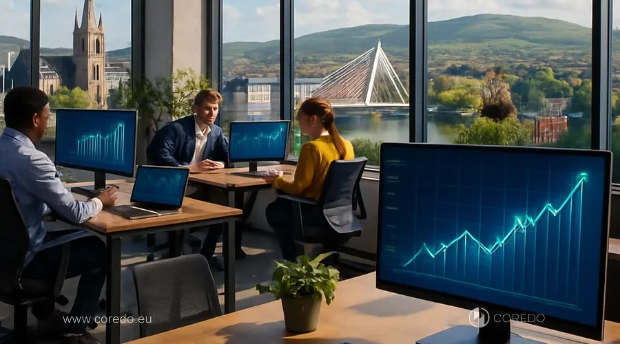 Иллюстрация к разделу «Почему Ирландия: лучшая юрисдикция для финтеха» у статті «Ирландия для финтеха - зачем регистрировать компанию»