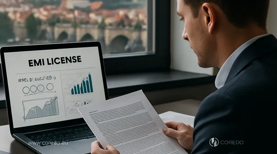Ilustrace k oddílu «Získání EMI licence v Česku» v článku «Jak otevřít EMI společnost v Česku»
