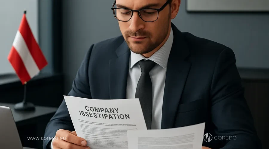 Illustration for the section «Company registration in Austria: step by step» in the article «Company registration in Austria - legal steps»