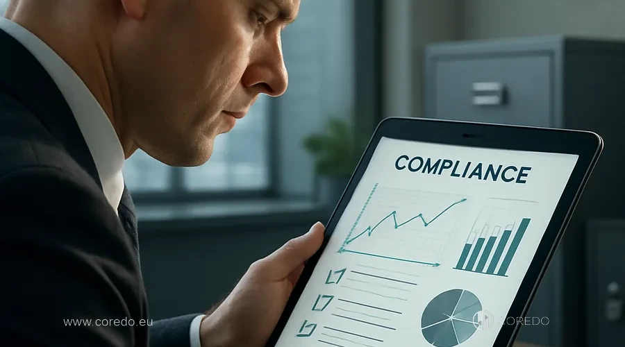 Illustration for the section «Regulation and compliance: AML, financial monitoring, risks» in the article «Banking license vs financial license in the EU»