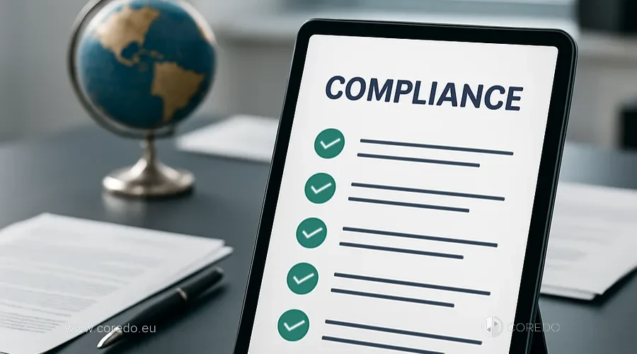 Иллюстрация к разделу «Требования compliance после регистрации» у статті «Юридическая поддержка финтеха в Европе»