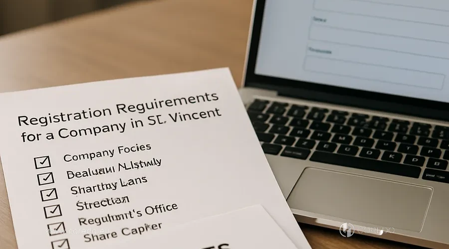 Иллюстрация к разделу «Требования для регистрации компании в St Vincent: инструкция» у статті «Business Company в St Vincent – ключевые правила и требования»