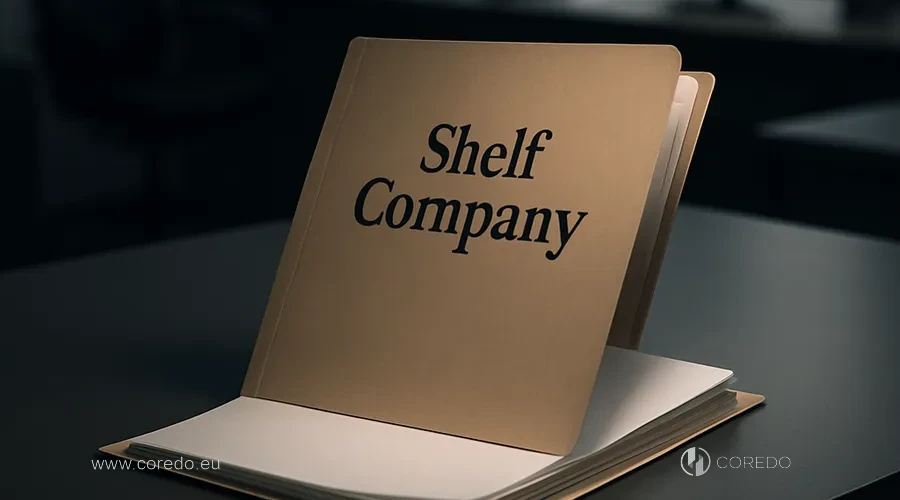 Иллюстрация к разделу «Что такое shelf‑company и почему её используют злоумышленники» у статті «AML для ready-made компаний- где ломается комплаенс»