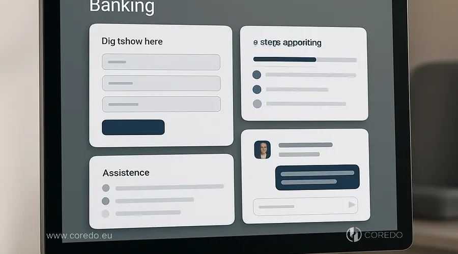 Иллюстрация к разделу «Инструменты банков для онбординга» у статті «Как структура бизнеса влияет на онбординг в банке»