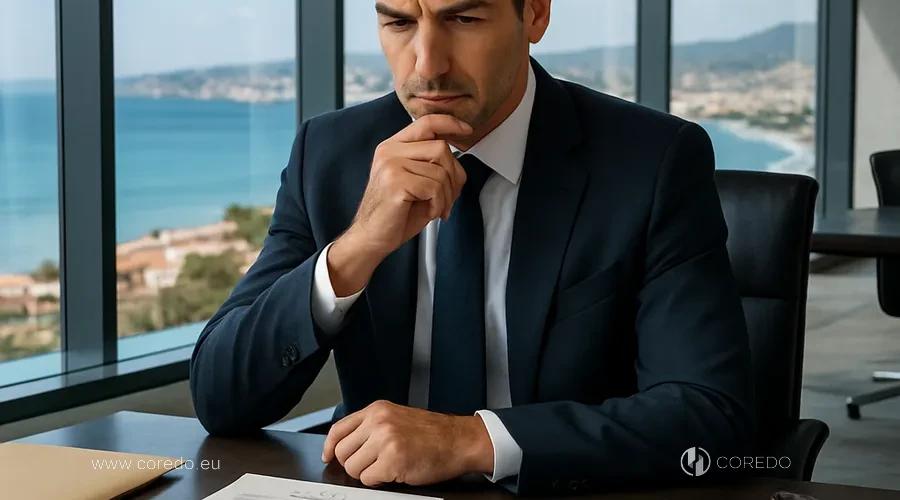 Ilustrace k oddílu „Jak vybrat právníka na Kypru a zhodnotit právní podporu“ ve článku „Právní služby na Kypru — co zahrnuje“