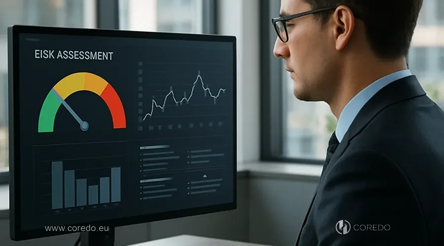 Иллюстрация к разделу «Ключевые риски и рекомендации» у статті «Сравнение крипторегулирования в Швейцарии и ЕС- что проще в 2026»