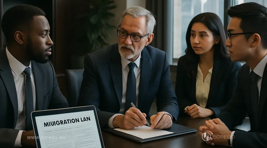 Иллюстрация к разделу «Легализация и иммиграционное право для предпринимателей» у статті «Юридическая поддержка в Польше- обзор услуг»