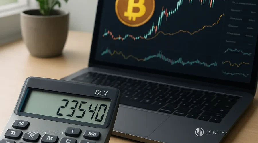 Illustration for the section «Tax and finances of crypto business in the Czech Republic» in the article «Crypto license in the Czech Republic in 2026 — process and timing»