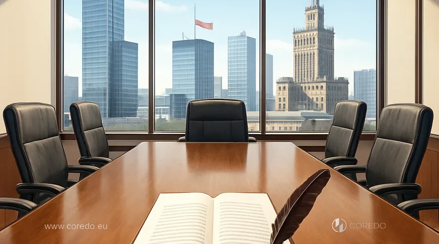 Иллюстрация к разделу «Основные направления юридической поддержки в Польше» у статті «Юридическая поддержка в Польше- обзор услуг»