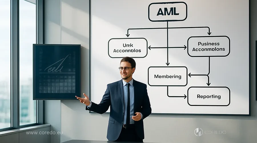 Illustration for the section «Preparing a Real Estate Agency for an AML Audit and Staff Training» in the article «AML for realtors - how to comply with the rules in Europe»