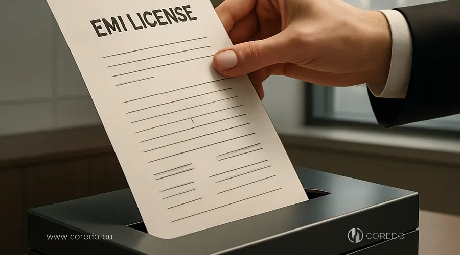 Ilustrace k oddílu „Získání EMI licence ve vybrané zemi: praktické kroky“ v článku „EMI licence v Evropě – jak vybrat zemi“