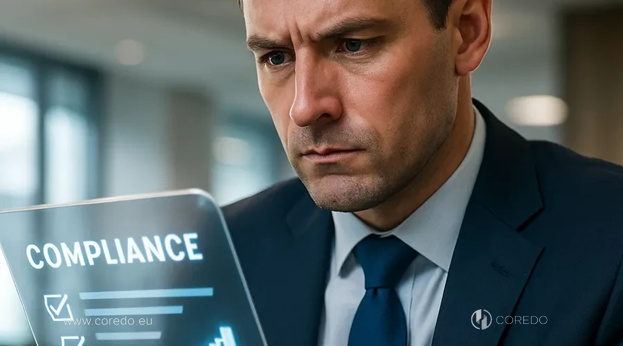 Иллюстрация к разделу «Compliance and AML risks: what you must not postpone» у статті «Buying an investment company vs registering from scratch - advantages and risks»