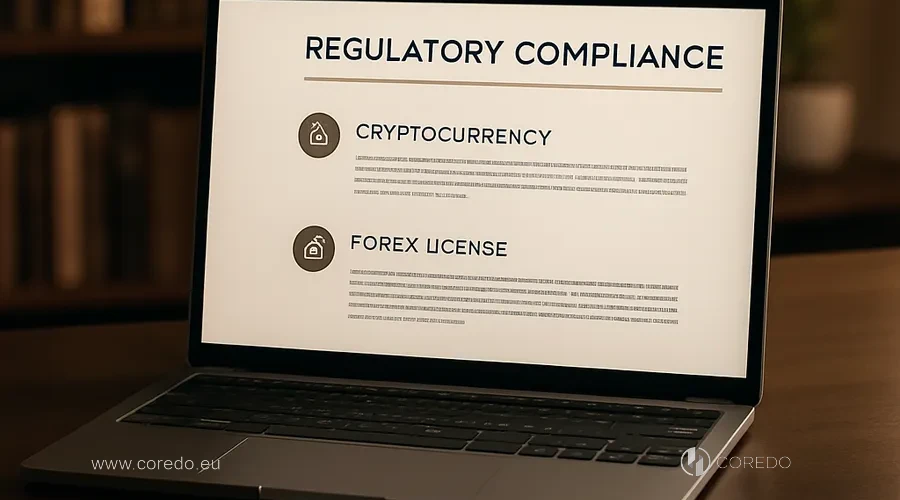 Иллюстрация к разделу «Legal Opinion для лицензирования крипто, форекс, платежи» у статті «Legal Opinion для инвестиционных компаний- когда он обязателен»