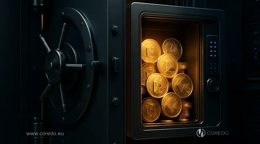 Иллюстрация к разделу «Как хранить криптоактивы безопасно» у статті «Crypto custody в ЕС - регуляторные требования и лицензирование»