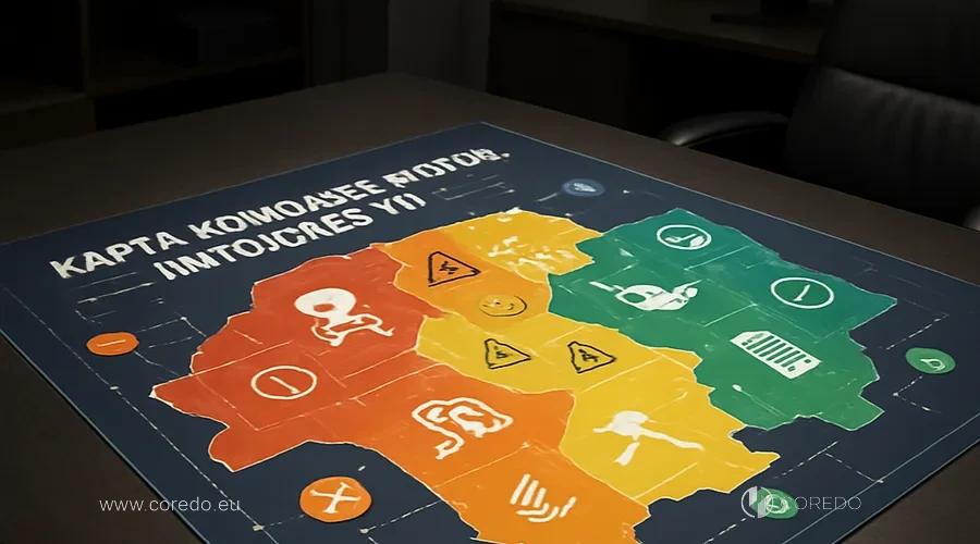 Иллюстрация к разделу «Карта комплаенс‑рисков: методология» у статті «Compliance-risk mapping для международных холдингов»