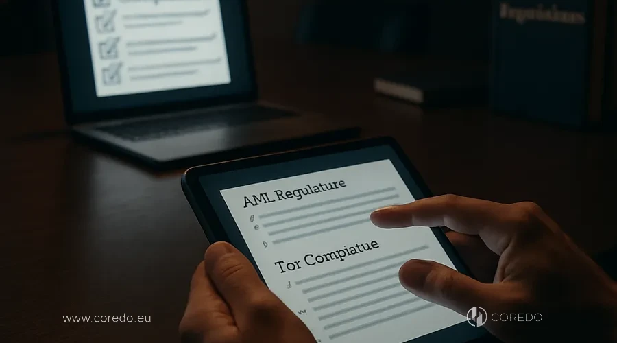 Illustration for the section 'Onboarding: AML and Tax Compliance' in the article 'Taxes and Compliance as Part of Bank Onboarding'