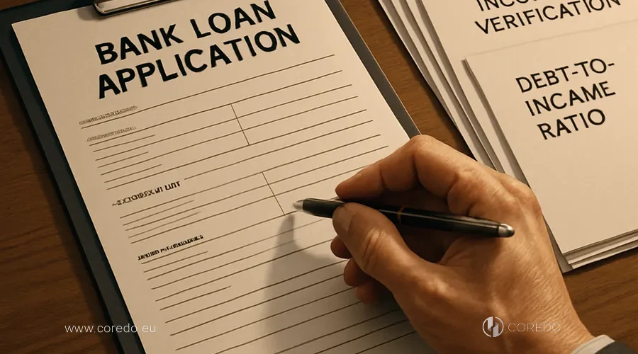 Illustration for the section “Why a bank refuses a loan: reasons” in the article “Bank refusal without explanation – how to structure a repeat onboarding”