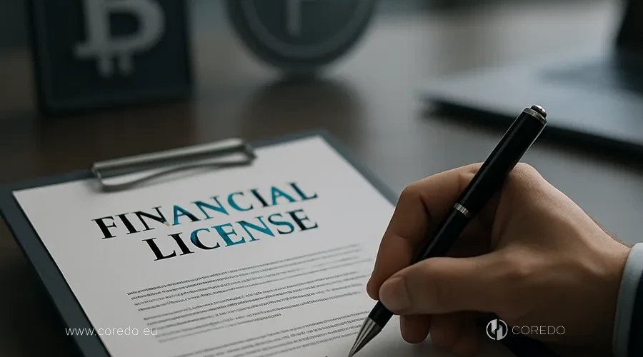 Иллюстрация к разделу «Получение финансовых лицензий: крипто и платежи» у статті «AML аудит подготовка компании за 30 дней»