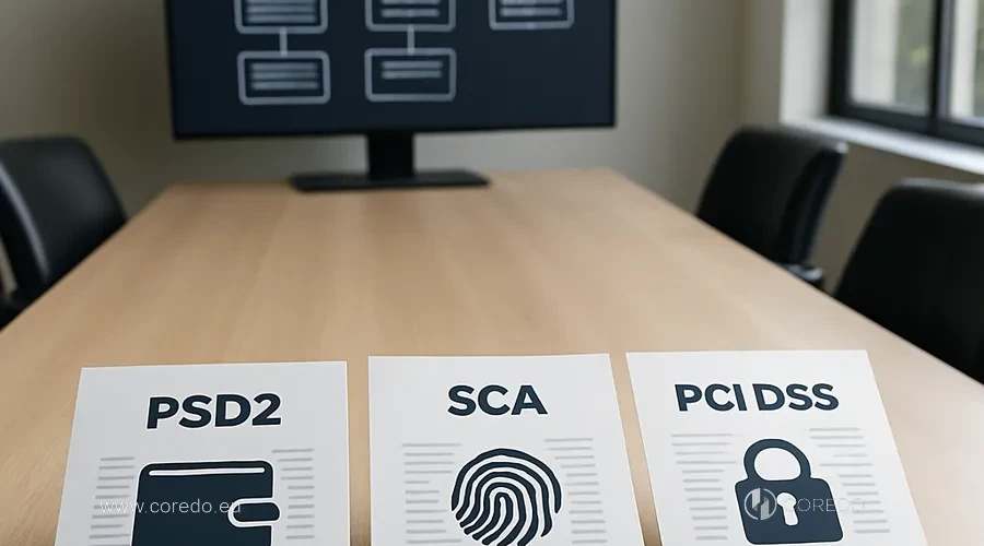 Иллюстрация к разделу «PSD2, SCA, PCI DSS и GDPR: compliance» у статті «Эквайринг для международных проектов - как снизить риск отказа»