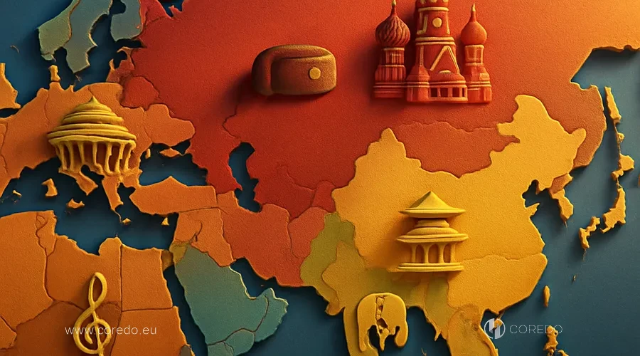 Иллюстрация к разделу «Региональные акценты Европа Азия СНГ» у статті «Юридическая модель как инструмент управления регуляторными рисками»