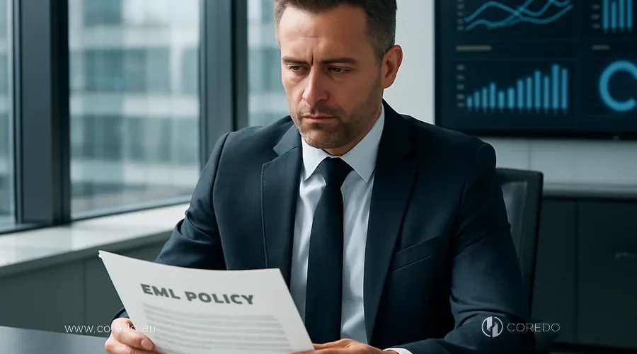 Illustration for the section «The director's role in AML policy» in the article «Director and AML responsibility - personal risks in 2026»