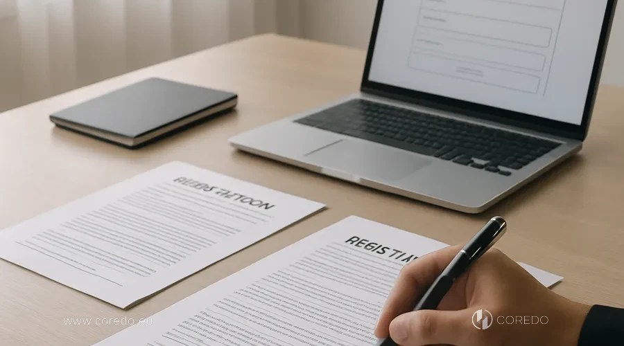 Иллюстрация к разделу «Шаги регистрации компании» у статті «Регулятор запрашивает внеплановую проверку – что делать»